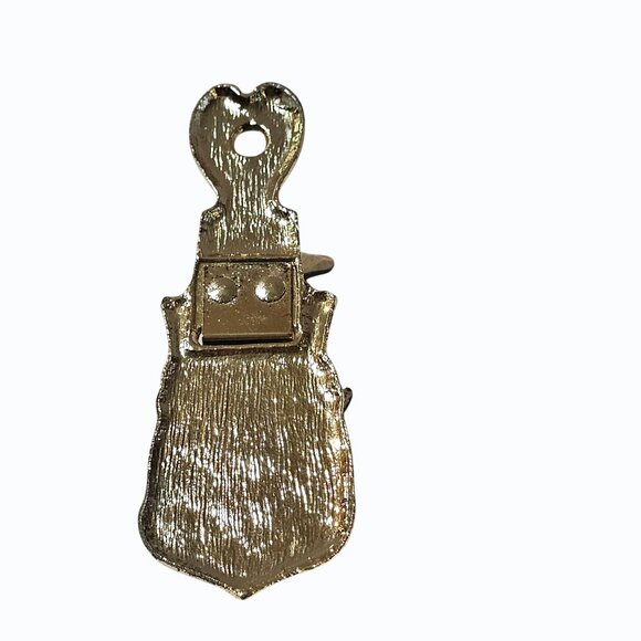 Vintage Metal Koi Fish Clip Memo Holder/Wall Hanging Decorative Desk Accessory - Picture 7 of 11